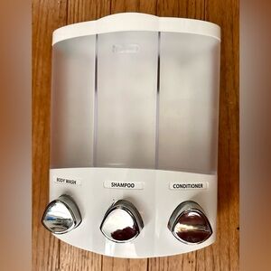 White Triple Dispenser by Unknown Brand
